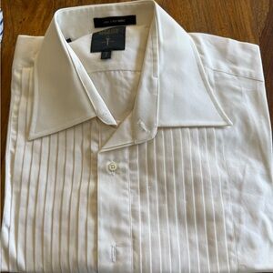 Classic Ivory Dress Shirt by Perry Ellis
